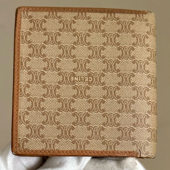 Celine Macadam Pattern Bifold Wallet Vintage - Picture 2 of 16